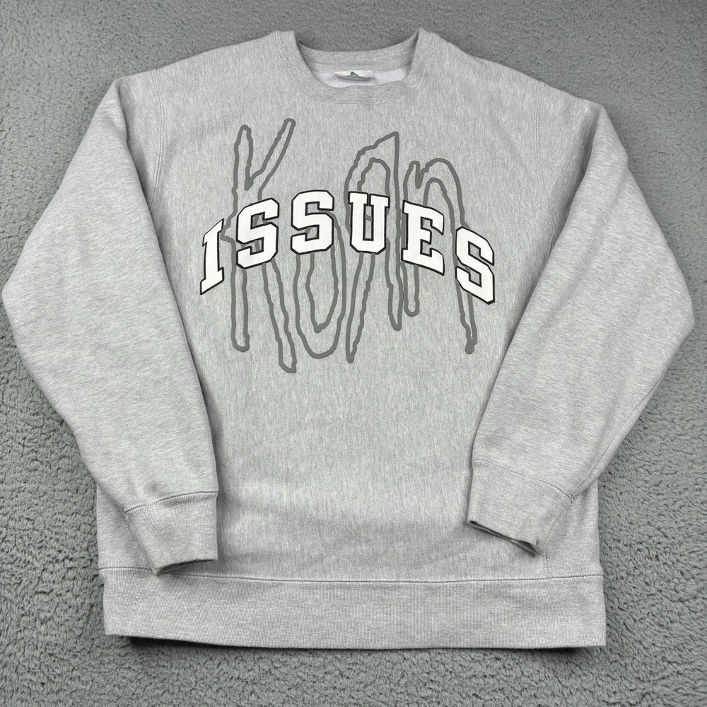 Korn Issues The Koolest Krew Gray Graphic Crewneck Sweatshirt Men's Large